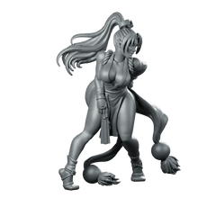 Mai Shiranui Miniature Female Ninja Fighter Hero - RN Estudio - We Print Miniatures