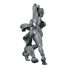 Mai Shiranui Miniature Female Ninja Fighter Hero - RN Estudio - We Print Miniatures