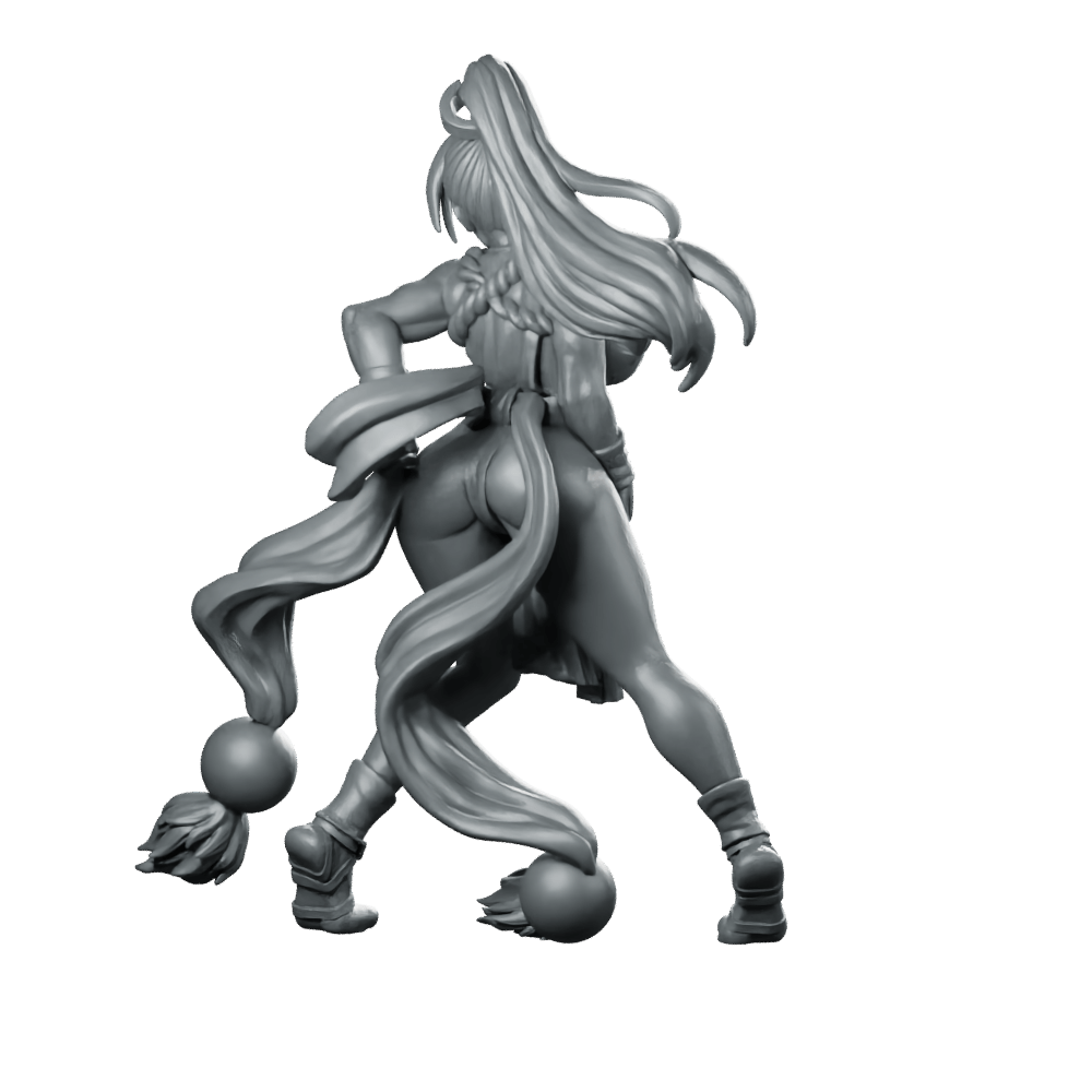 Mai Shiranui Miniature Female Ninja Fighter Hero - RN Estudio - We Print Miniatures