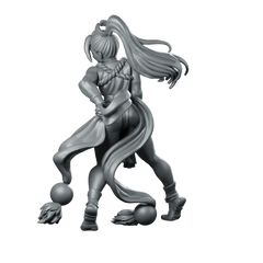 Mai Shiranui Miniature Female Ninja Fighter Hero - RN Estudio - We Print Miniatures