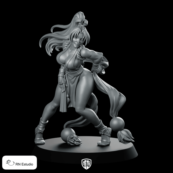Mai Shiranui Miniature Female Ninja Fighter Hero