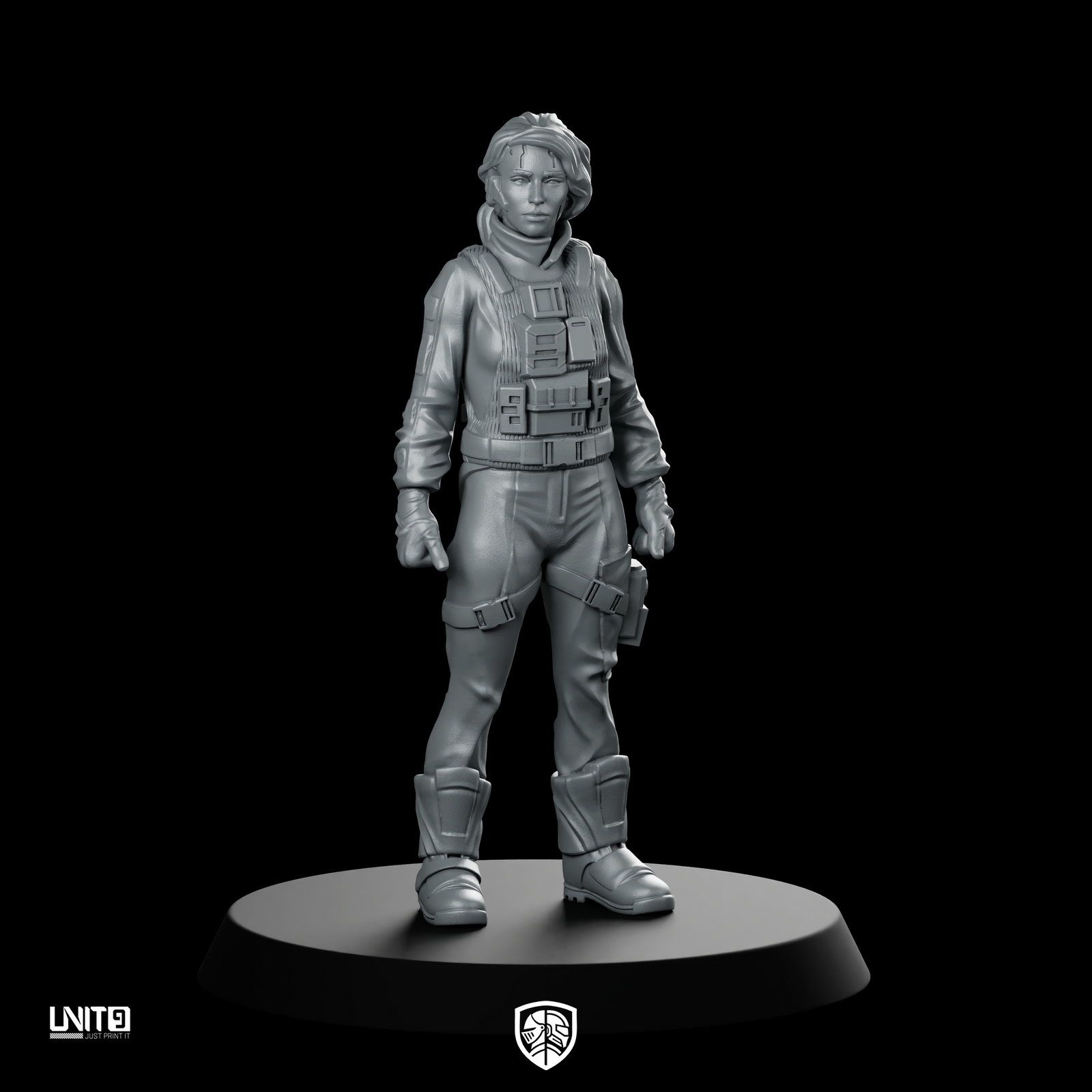 Maisie Cyber Citizen Cyberpunk Miniature Sci-Fi Pilot