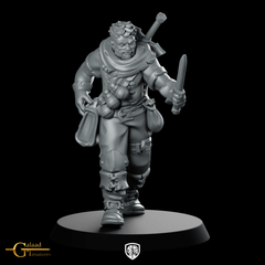 Male Bandit 01 Miniature Adventurer Rogue - Galaad - We Print Miniatures