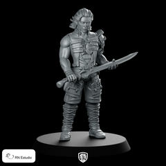 Male Hero Basch Fighter Miniature Sword Warrior