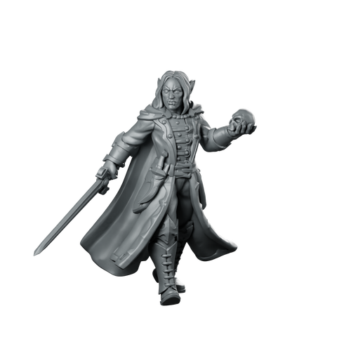Male Vampire 01 Miniature Vampire Duellist Miniature 360 Spin 01