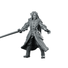 Male Vampire 01 Miniature Vampire Duellist Miniature 360 Spin 01