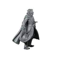 Male Vampire 01 Miniature Vampire Duellist Miniature 360 Spin 03