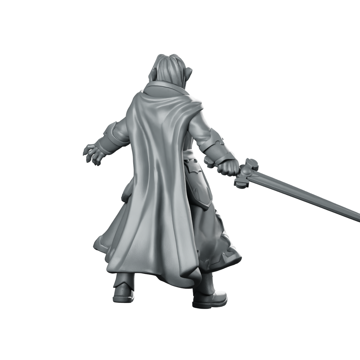 Male Vampire 01 Miniature Vampire Duellist Miniature 360 Spin 05