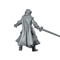 Male Vampire 01 Miniature Vampire Duellist Miniature 360 Spin 05
