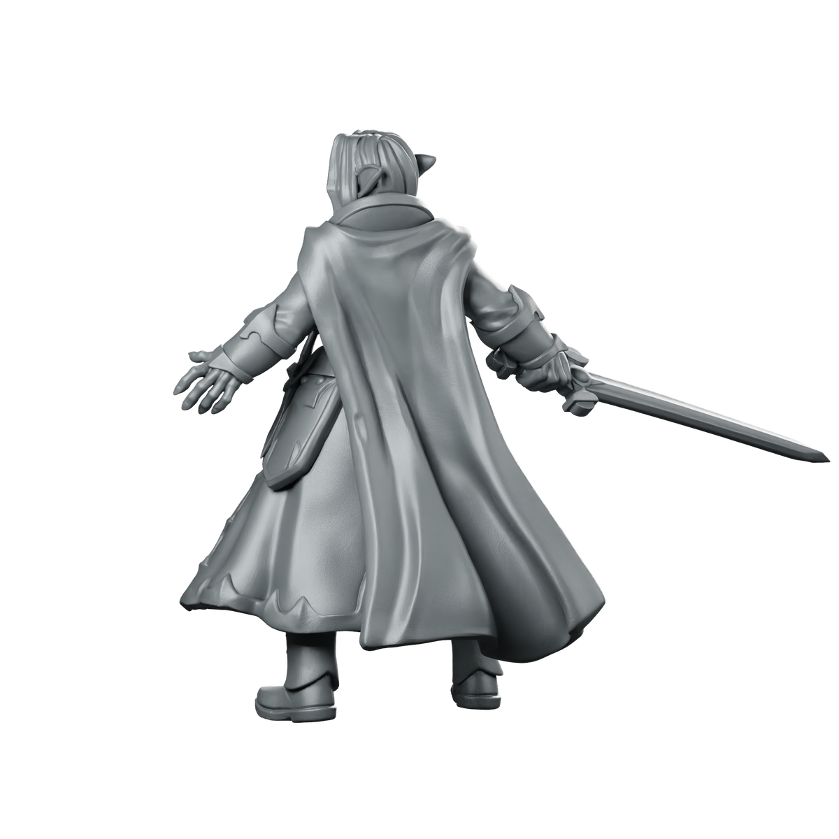 Male Vampire 01 Miniature Vampire Duellist Miniature 360 Spin 06