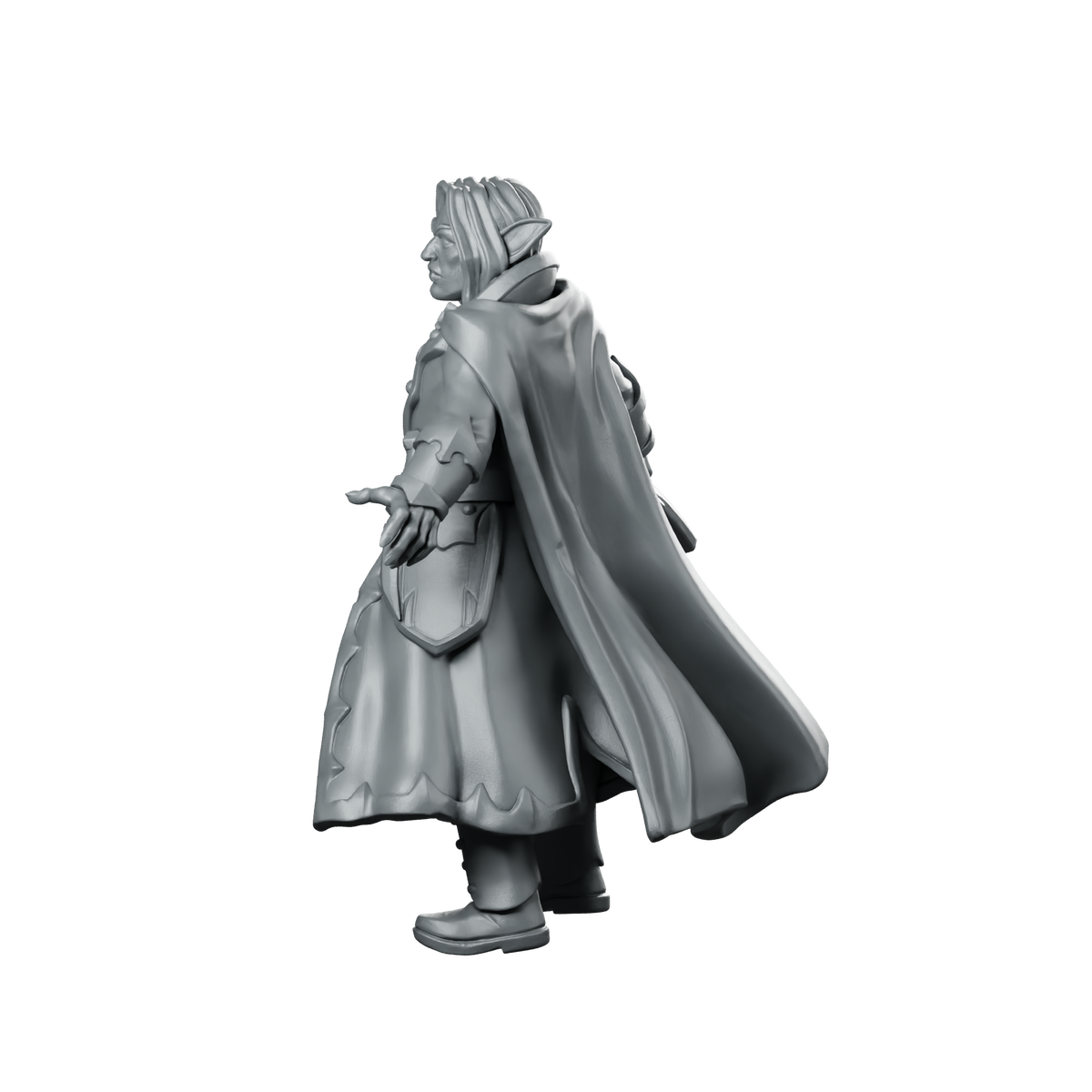 Male Vampire 01 Miniature Vampire Duellist Miniature 360 Spin 07
