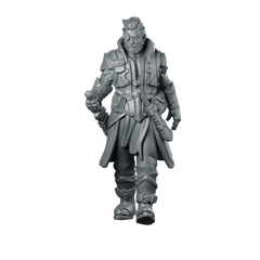 Male 01 Miniature Rogue Adventurer Miniature 360 Spin 01
