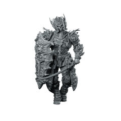 Maleagant ALT Miniature Undead Knight Sword Shield - Haito - We Print Miniatures