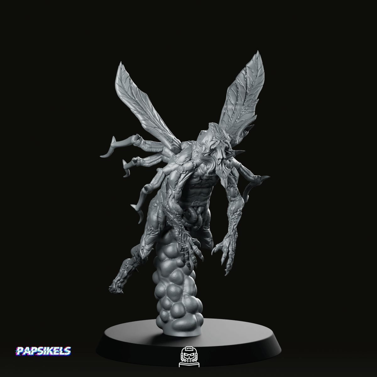Malignant Fly Grail Thralls 3 Miniature - Papsikels Miniatures - We Print Miniatures