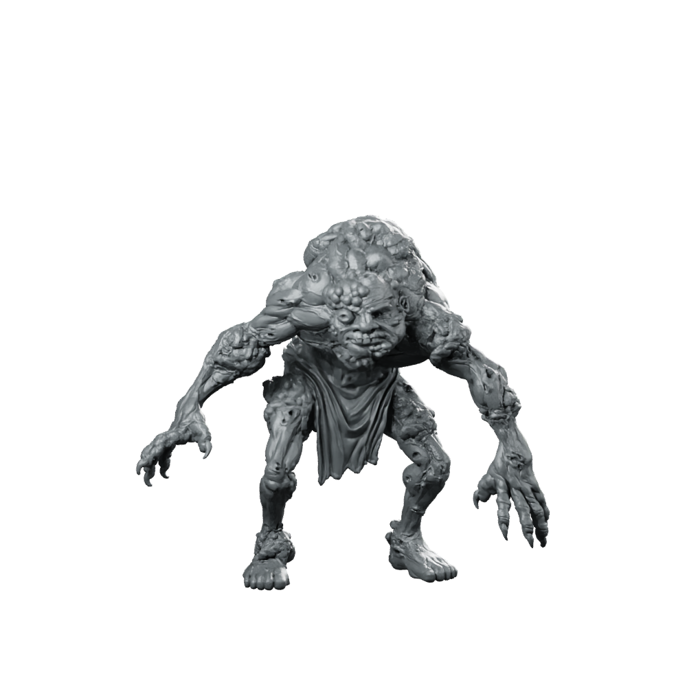 Trench Soldier Malignant Grail Thrall 2 Miniature Mutant Miniature 360 Spin 01