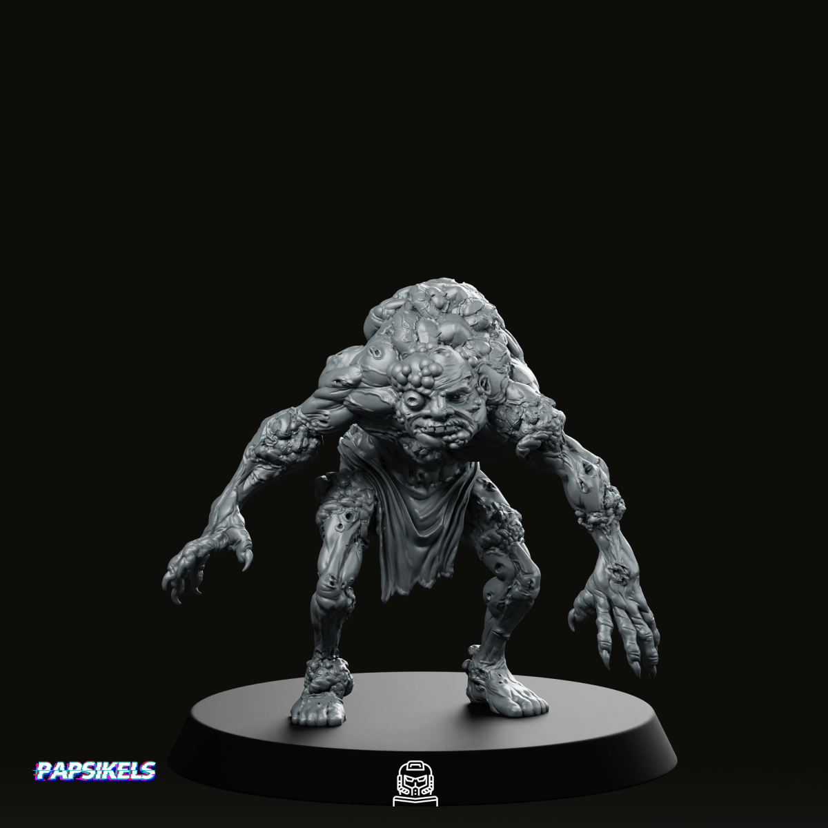 Malignant Grail Thrall 2 Miniature Trench Crusade - Papsikels Miniatures - We Print Miniatures