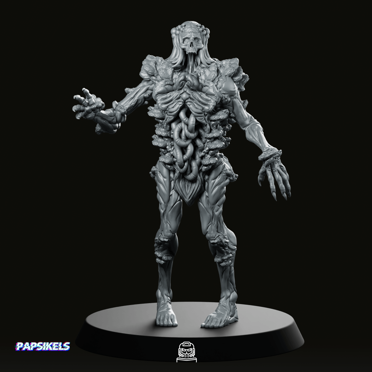 Malignant Grail Thrall 3 Miniature Trench Crusade - Papsikels Miniatures - We Print Miniatures