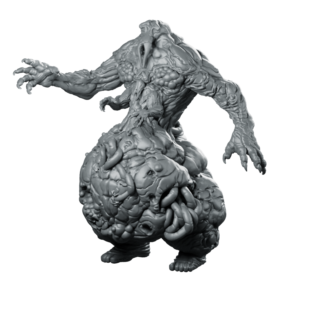 Trench Soldier Malignant Grail Thrall 4 Miniature - Papsikels Miniatures - We Print Miniatures