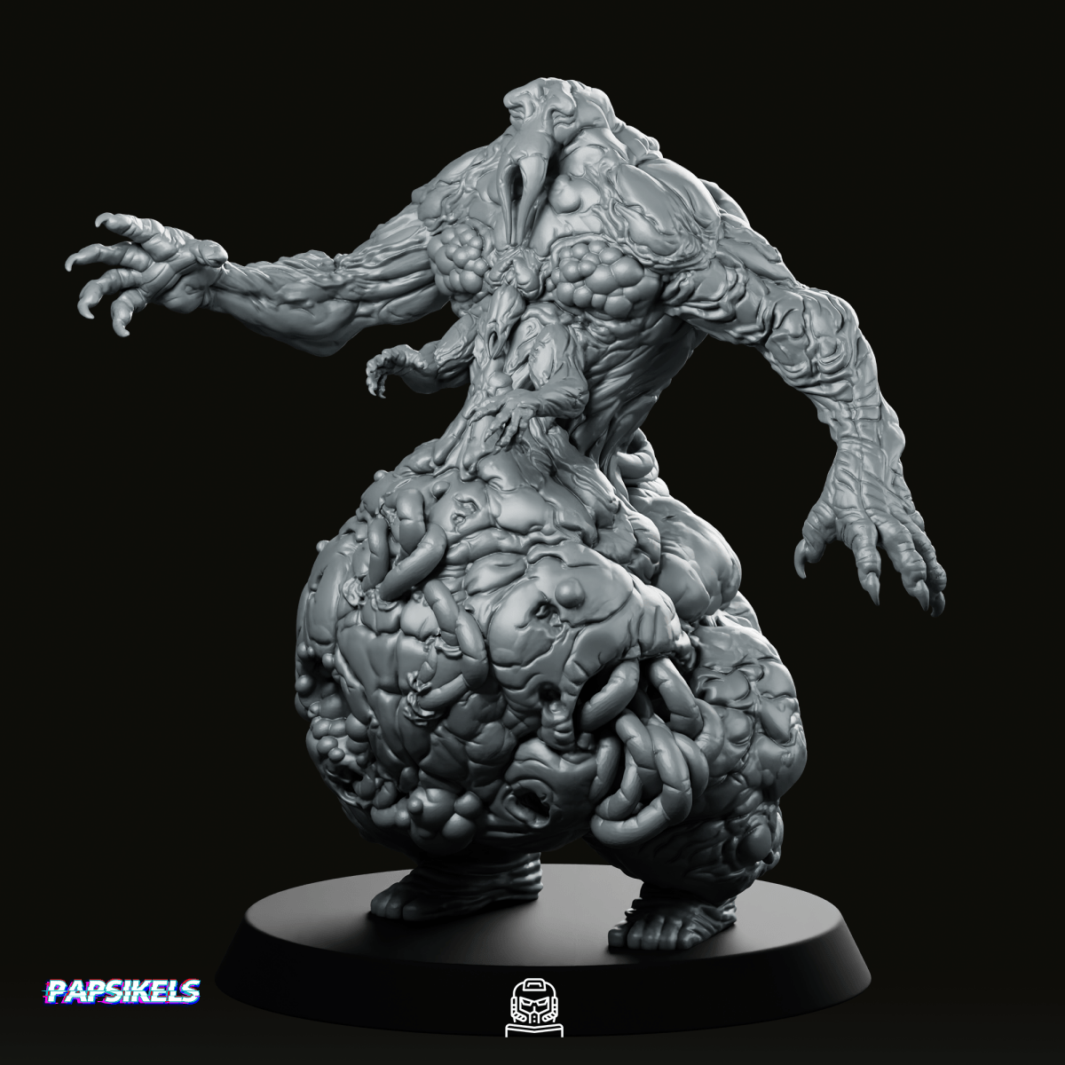 Malignant Grail Thrall 4 Miniature Trench Crusade - Papsikels Miniatures - We Print Miniatures