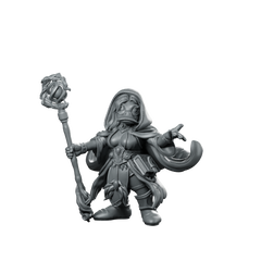 Maloray Agua Maiden Mallard Mage Miniature Resin Sci-Fi Miniature 360 Spin 01