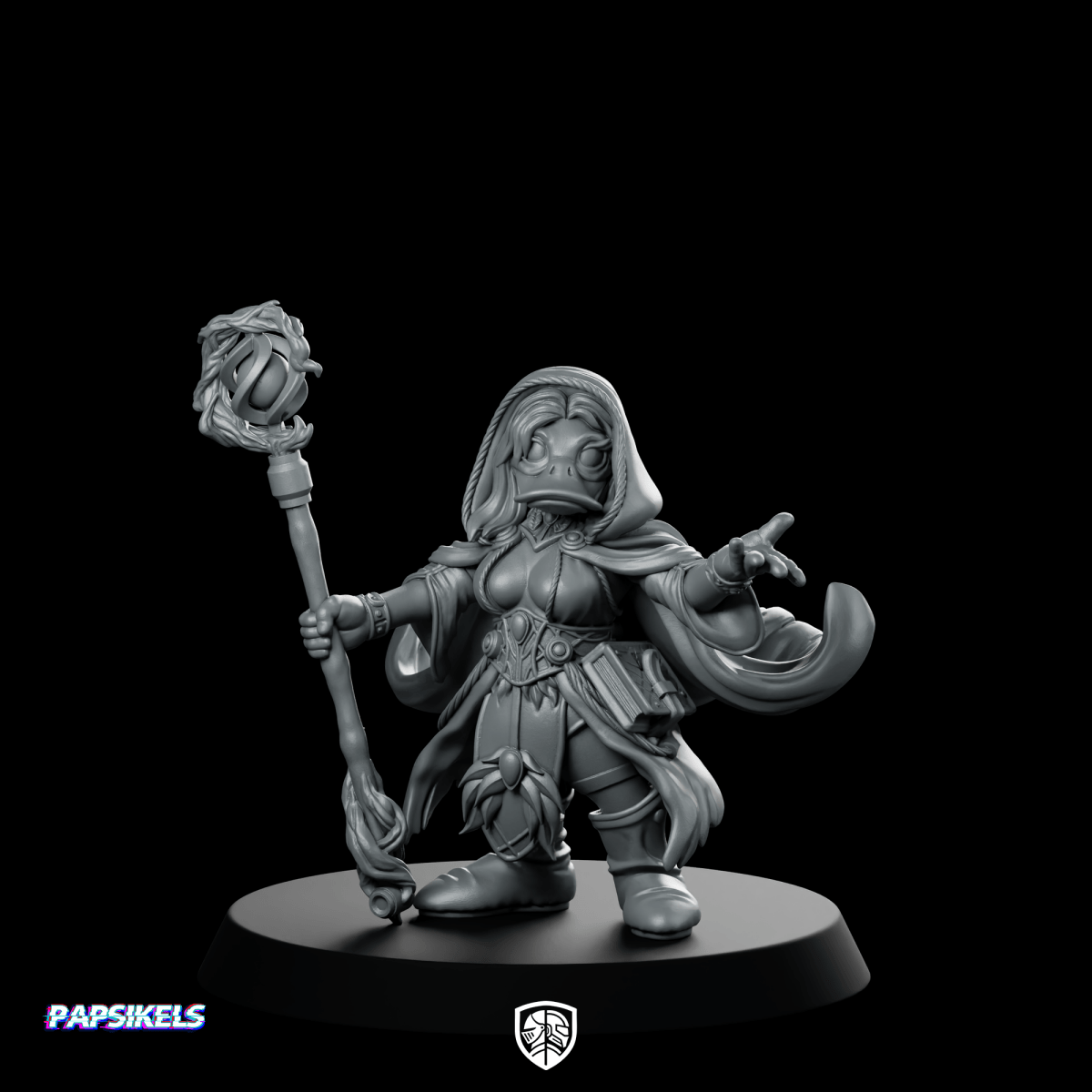 Maloray Agua Maiden Mallard Mage Miniature Resin Sci - Fi - Papsikels Miniatures - We Print Miniatures