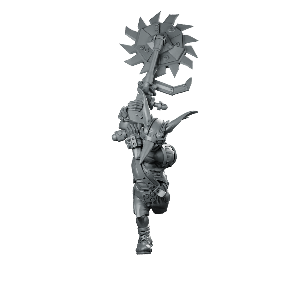 Maniac Pose B Blade Runner Miniature Goblin Miniature 360 Spin 01