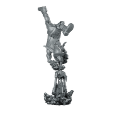 Maniac Pose C Sawblade Surfer Miniature Goblin Miniature 360 Spin 01