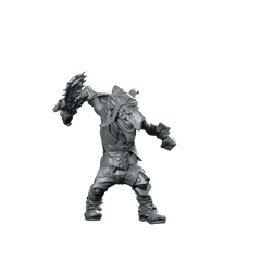 Maniac Pose G Single Blade Miniature Goblin - CastNPlay - We Print Miniatures