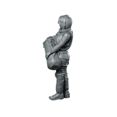 Mara Lockjaw Venn v2 Miniature Cyberpunk Operative Miniature 360 Spin 01