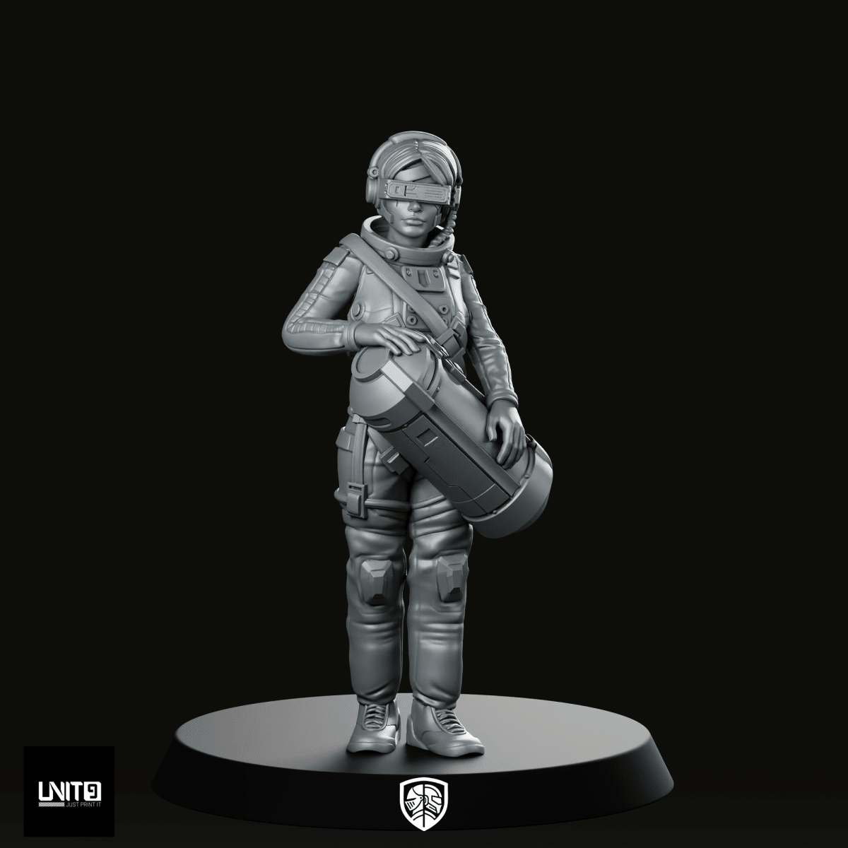 Mara Lockjaw Venn v2 Miniature - Unit9 - We Print Miniatures