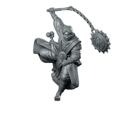 Marauder 1 Miniature Dervish Flail Duelist Miniature 360 Spin 01