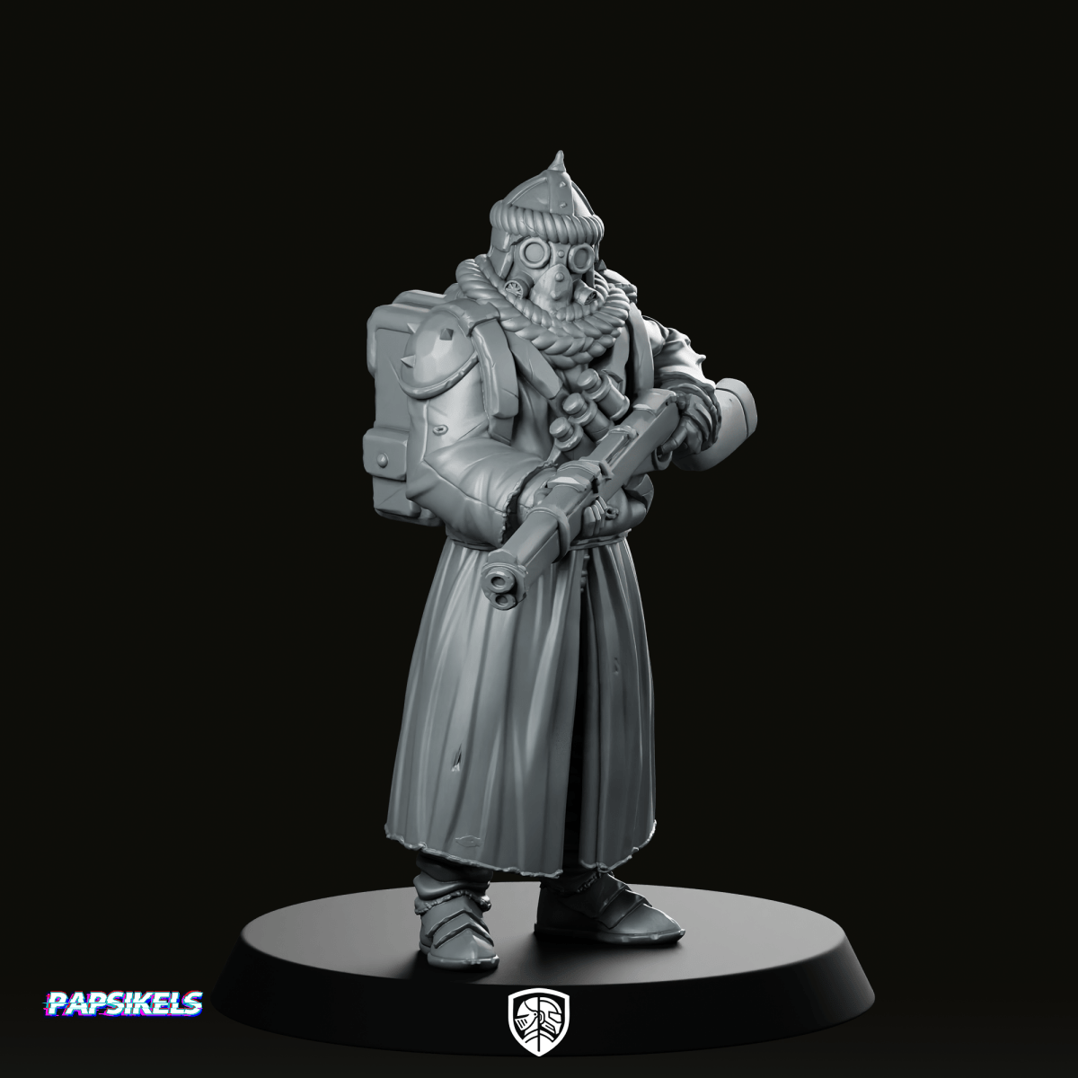 Marawi Azeb 2 Miniature Sci - Fi Soldier Marksman - Papsikels Miniatures - We Print Miniatures