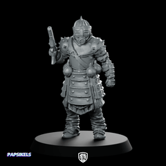 Marawi Sultan Sapper 1 Miniature Sci - Fi Armored - Papsikels Miniatures - We Print Miniatures