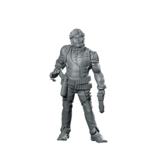 Marco Gabriela Cyber Transporter Miniature Gunfighter Sci-Fi Miniature 360 Spin 01