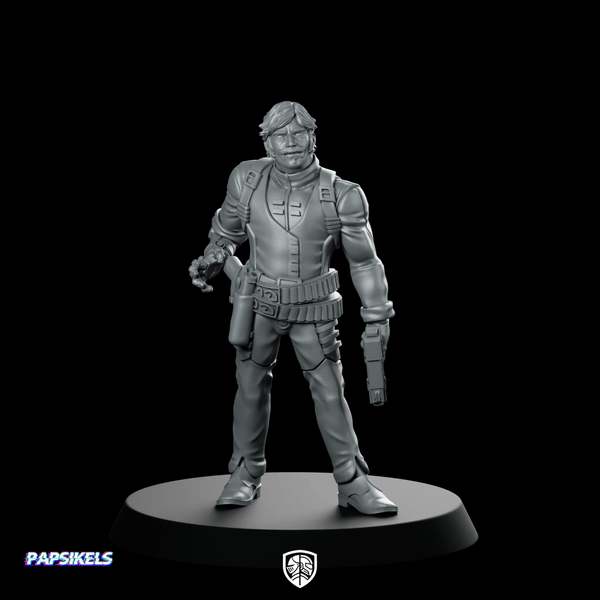 Marco Gabriela Cyber Transporter Miniature Gunfighter Sci - Fi - Papsikels Miniatures - We Print Miniatures