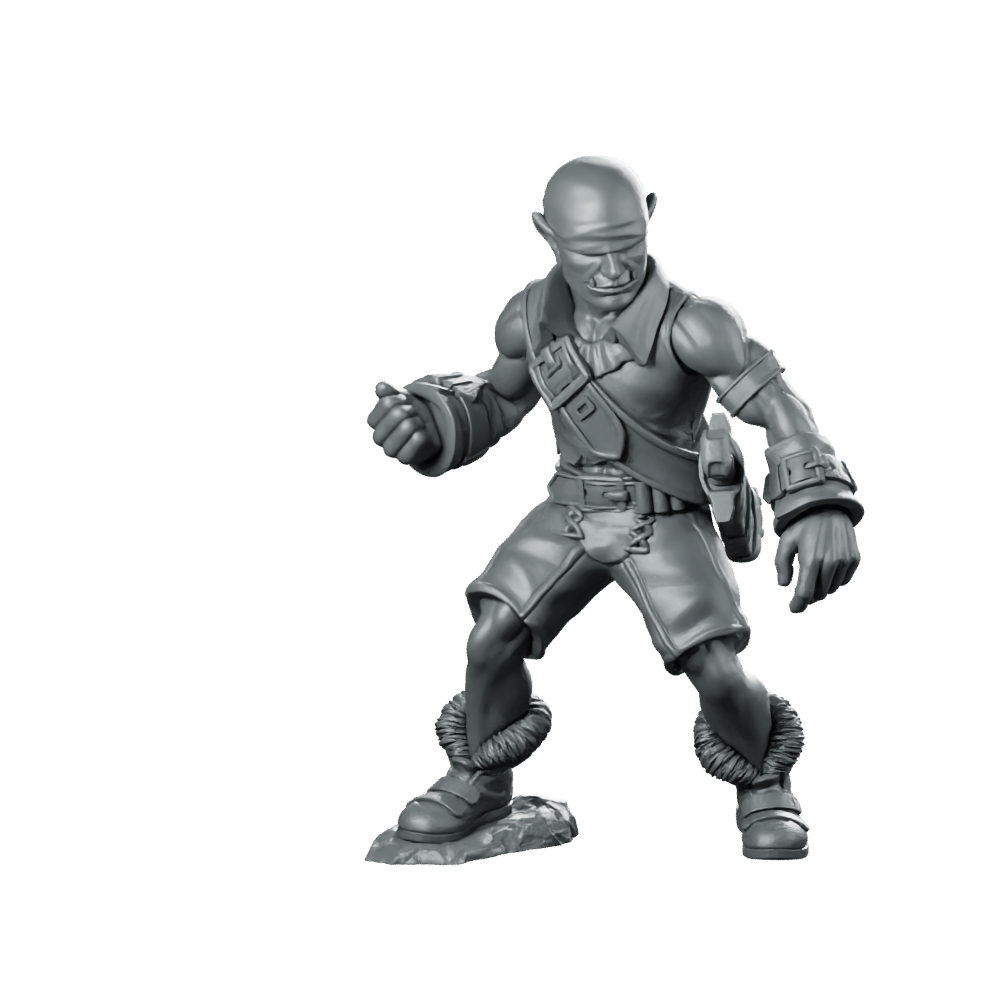 Marcus Miniature Gritty Enforcer Brawler Street Thug - RN Estudio - We Print Miniatures