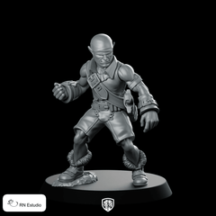 Marcus Miniature Gritty Enforcer Brawler Street Thug - RN Estudio - We Print Miniatures