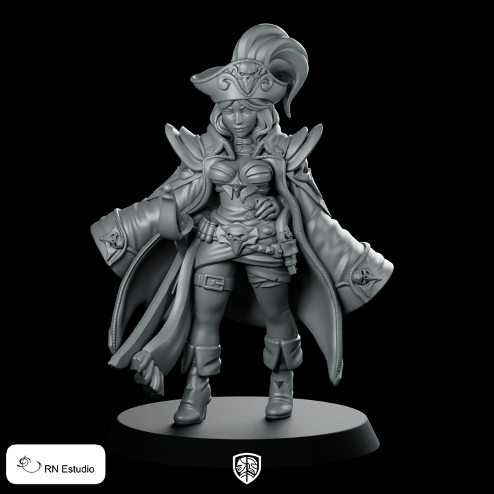 Maridy The Pirate Miniature Female Swashbuckler Captain