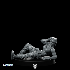 Marine Rookie Survivor Grace Barrejo Rest Pinup