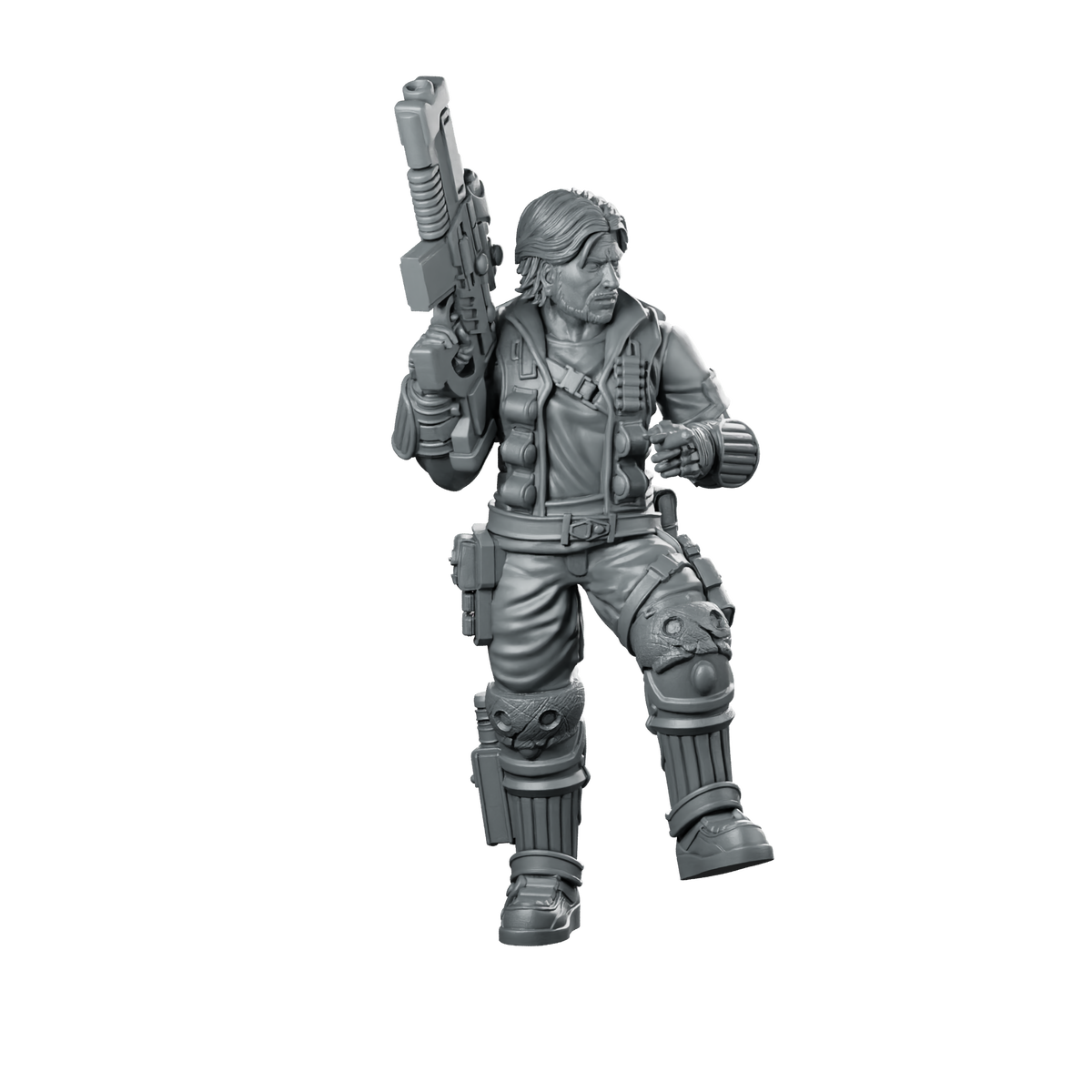 Marshal Rebel Miniature Rifleman Mercenary Scout Miniature 360 Spin 01