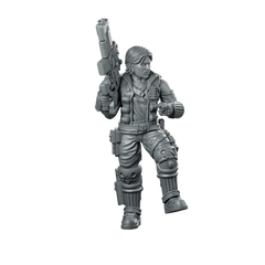 Marshal Rebel Miniature Rifleman Mercenary Scout Miniature 360 Spin 01