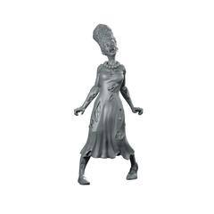 Martha Miniature Zombie Bride Undead Female Miniature 360 Spin 01