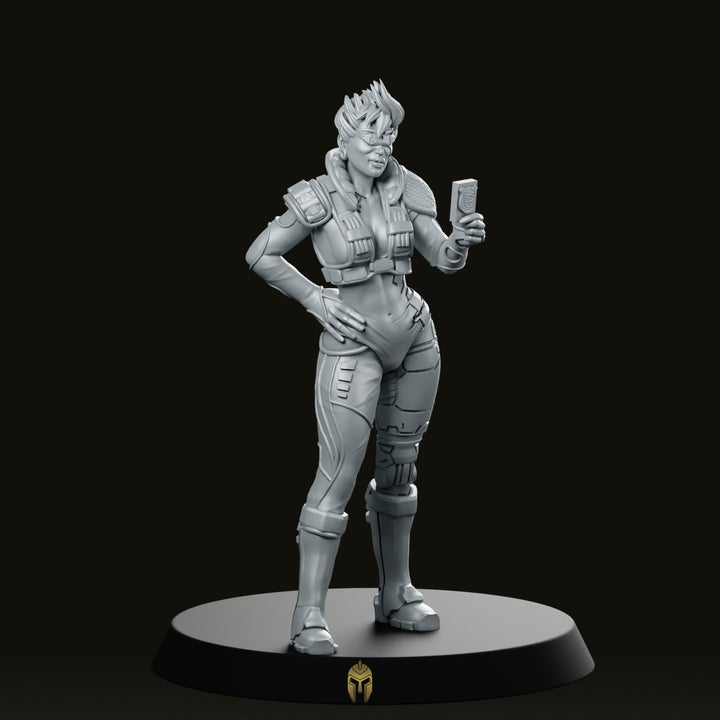 Masako 02 Cyberpunk Miniature Female Operative Resin