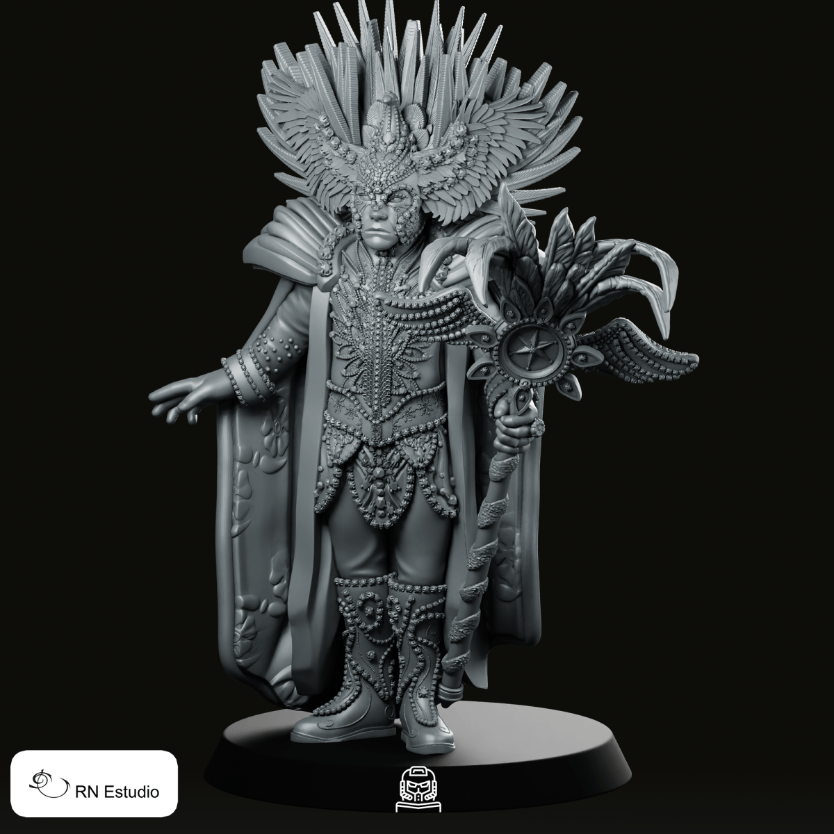Mascarado Miniature - RN Estudio - We Print Miniatures