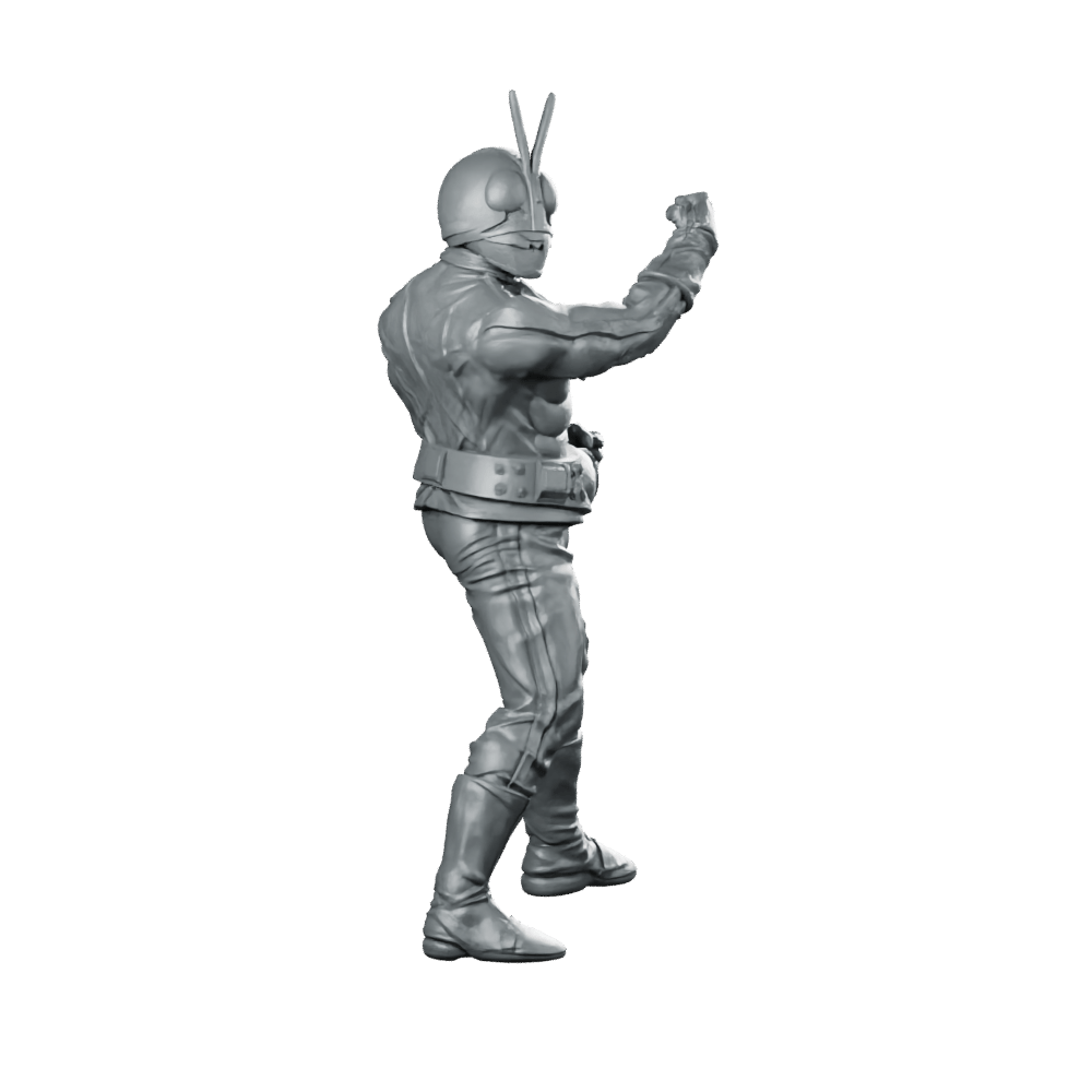 Masked Cyber Rider Classic 2 Miniature Helmeted - Papsikels Miniatures - We Print Miniatures