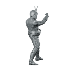 Masked Cyber Rider Classic 2 Miniature Helmeted - Papsikels Miniatures - We Print Miniatures