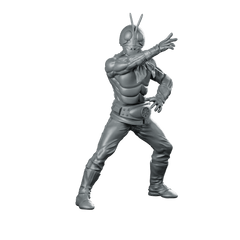 Masked Cyber Rider Classic 3 Miniature Cyberpunk - Papsikels Miniatures - We Print Miniatures