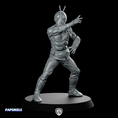 Masked Cyber Rider Classic 3 Miniature Cyberpunk