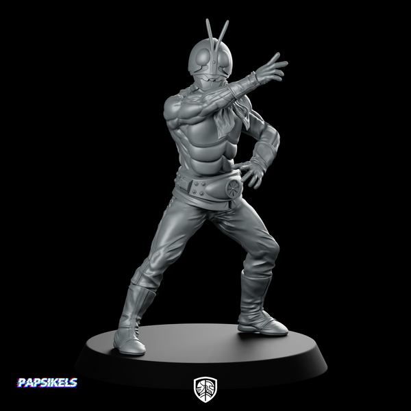 Masked Cyber Rider Classic 3 Miniature Cyberpunk