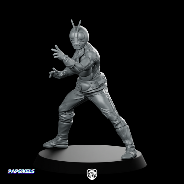 Masked Cyber Rider Classic 4 Miniature Techwear